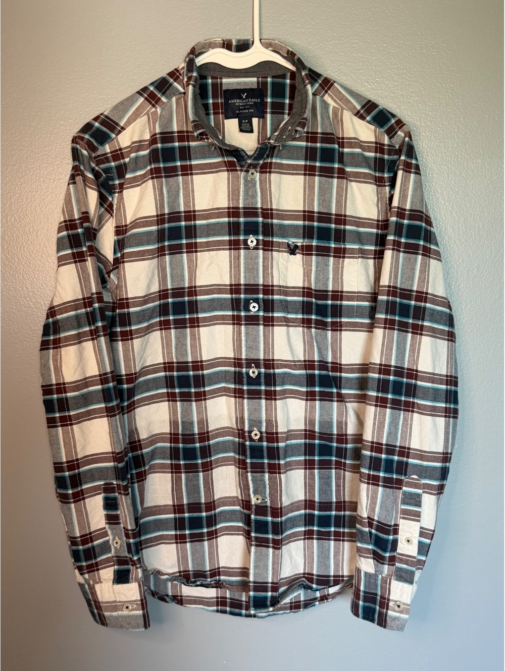 American Eagle Classic Fit Men's Button-Up Shirt Small